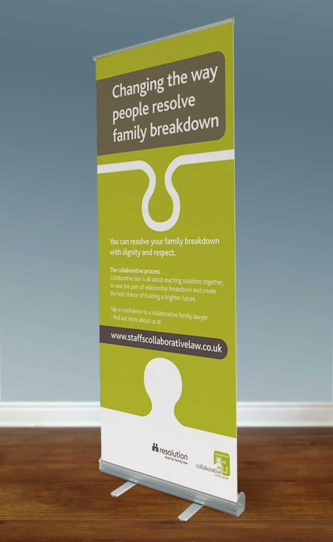 Collaborative Law pull-up banner